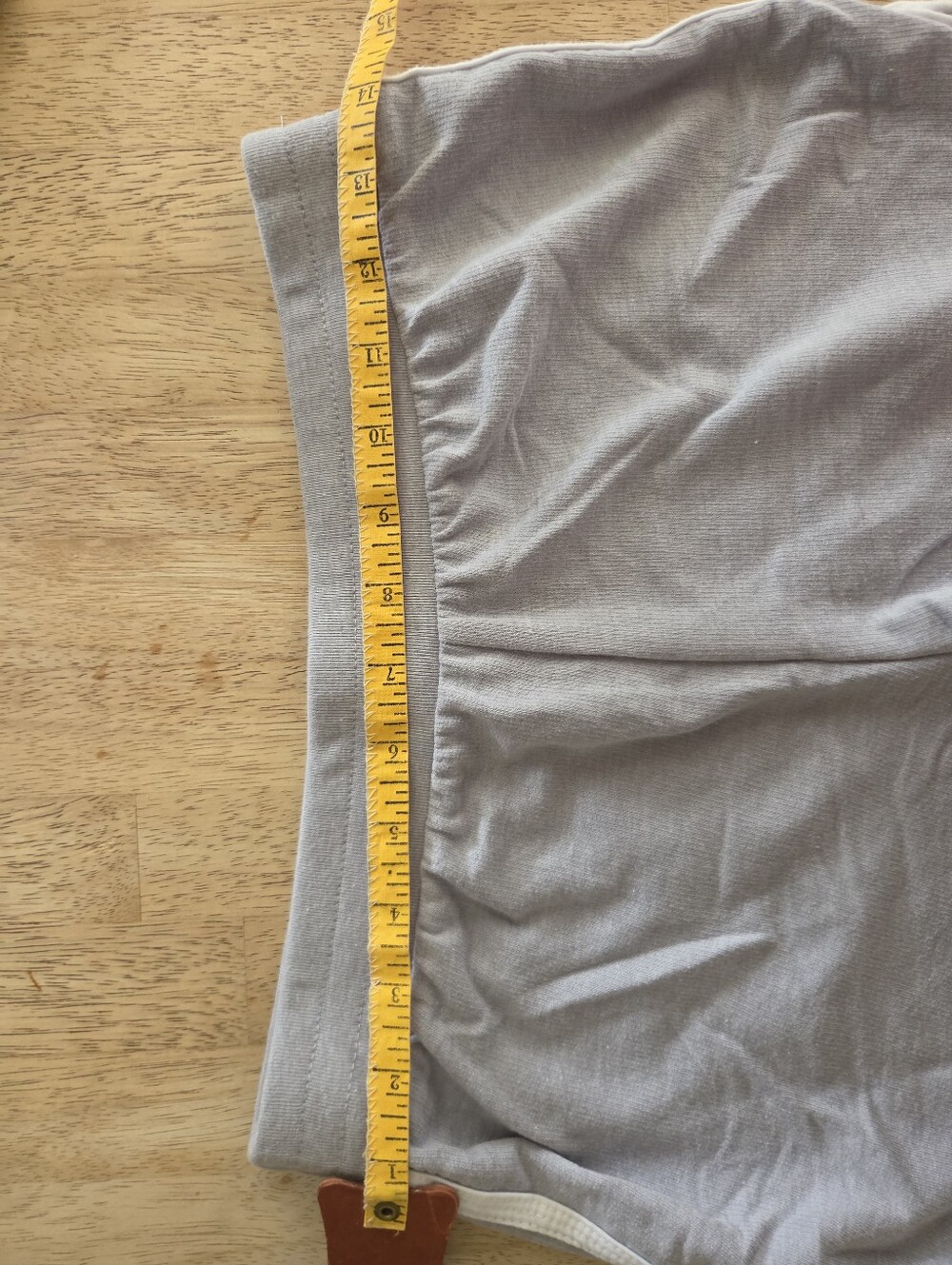 Juniors No Boundaries Light Gray Athletic Lounge Shorts with White Trim - Picture 5 of 7